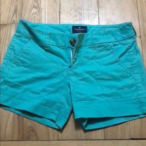 American Eagle teal shorts